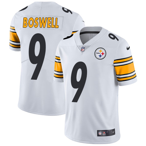 Pittsburgh Steelers #9 Chris Boswell White Men's Stitched Vapor Untouchable Limited Jersey Men's