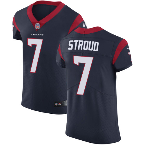 Texans #7 C.J. Stroud Navy Blue Team Color Men's Stitched Vapor Untouchable Elite Jersey