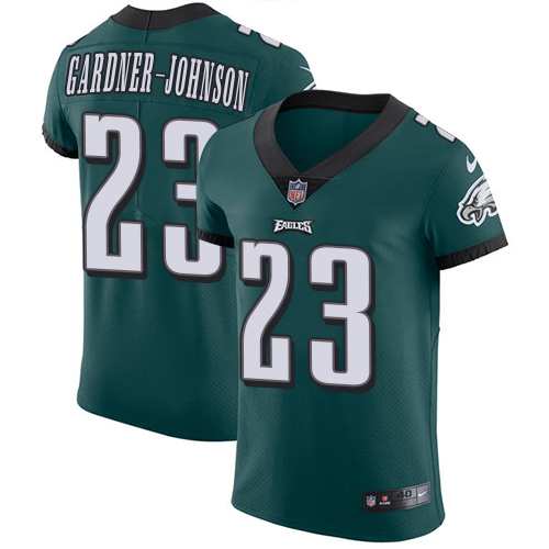 Eagles #23 C.J. Gardner-Johnson Green Team Color Men's Stitched Vapor Untouchable Elite Jersey