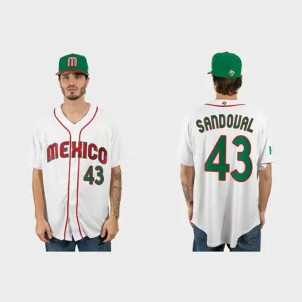 Patrick Sandoval Mexico Baseball 2023 World Baseball Classic Jersey – White