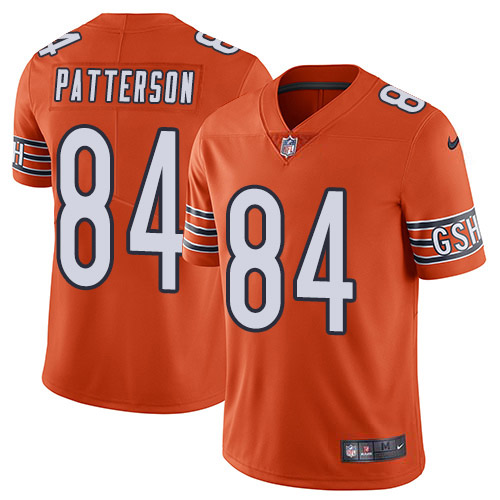 Chicago Bears #84 Cordarrelle Patterson Orange Men's Stitched Limited Rush Jersey Men's
