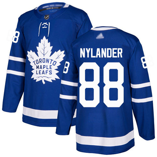 Adidas Maple Toronto Maple Leafs #88 William Nylander Blue Home Authentic Stitched Youth Jersey Youth