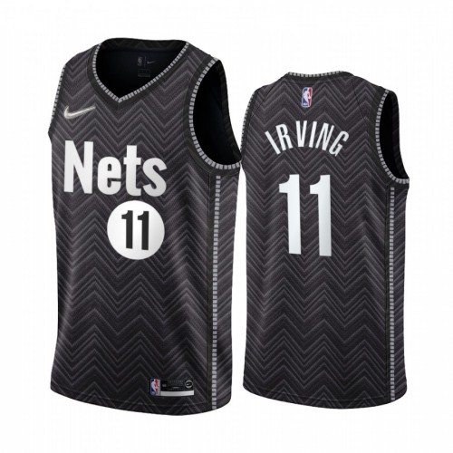 Brooklyn Brooklyn Nets #11 Kyrie Irving Black Womens Swingman 2020-21 Earned Edition Jersey Womens