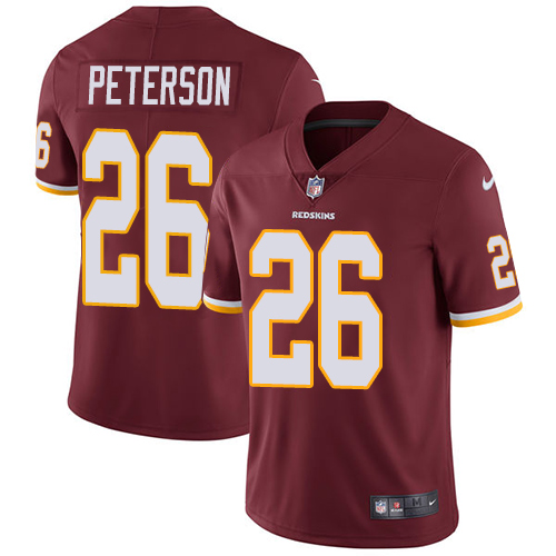 Washington Commanders #26 Adrian Peterson Burgundy Red Team Color Youth Stitched Vapor Untouchable Limited Jersey Youth