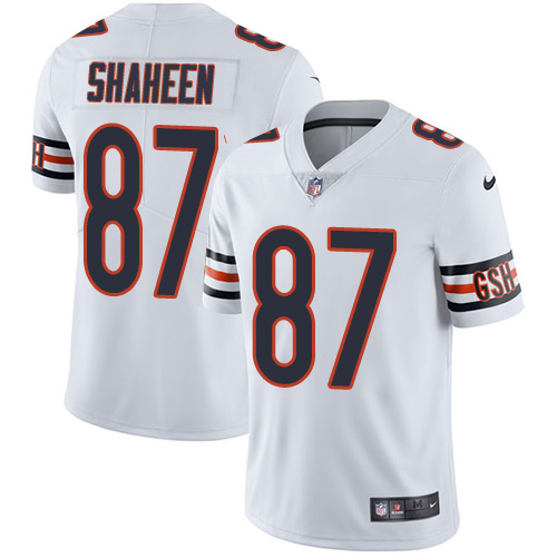 Chicago Bears #87 Adam Shaheen White Men's Stitched Vapor Untouchable Limited Jersey Men's