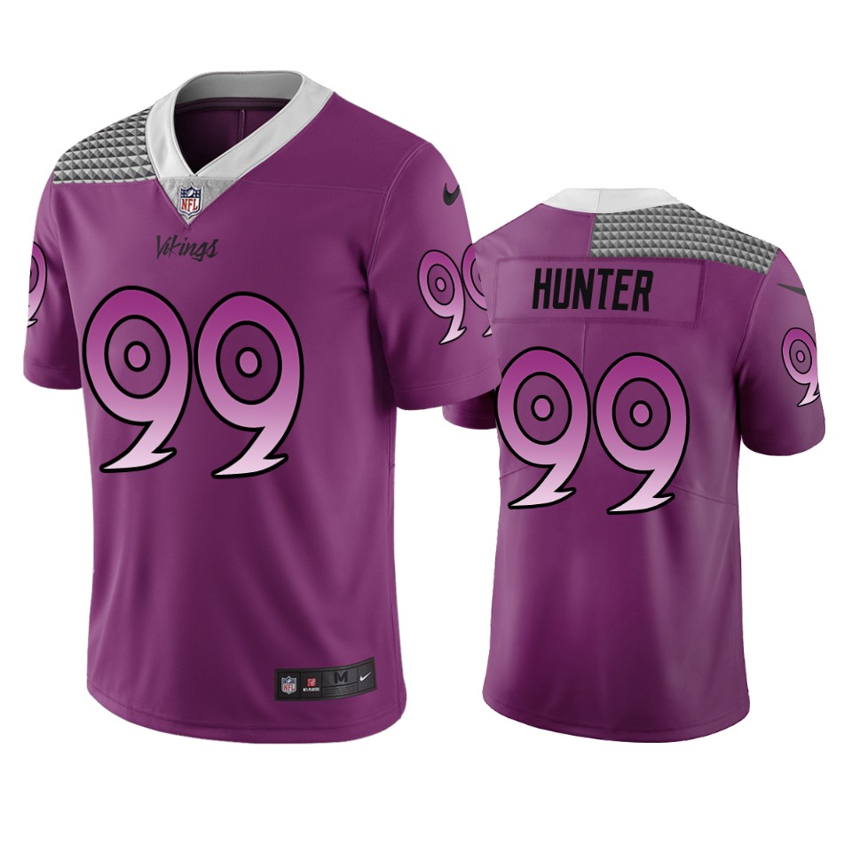 Minnesota Vikings #99 Danielle Hunter Purple Vapor Limited City Edition Jersey
