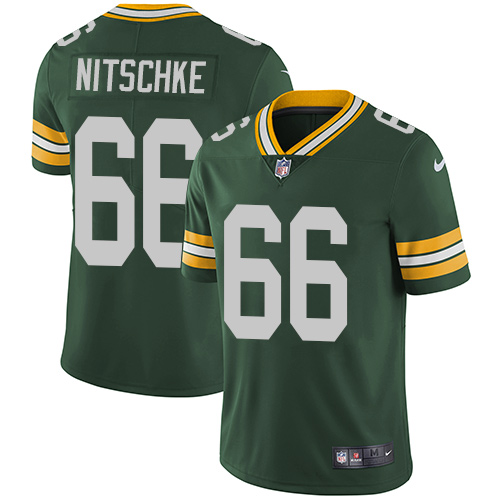 Green Bay Packers #66 Ray Nitschke Green Team Color Men's Stitched Vapor Untouchable Limited Jersey Men's