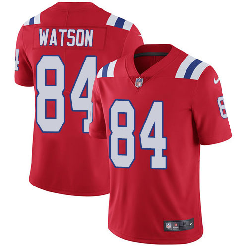 New England Patriots #84 Benjamin Watson Red Alternate Men's Stitched Vapor Untouchable Limited Jersey Men's