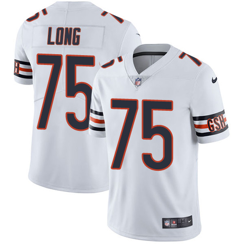 Chicago Bears #75 Kyle Long White Men's Stitched Vapor Untouchable Limited Jersey Men's