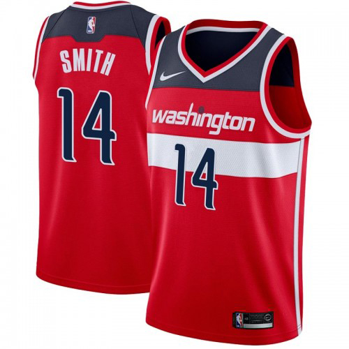 Washington Wizards #14 Ish Smith Red Womens Swingman Icon Edition Jersey Womens