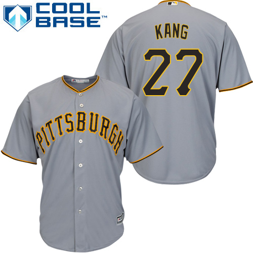 Pittsburgh Pirates #27 Jung-ho Kang Grey Cool Base Stitched Youth Jersey Youth