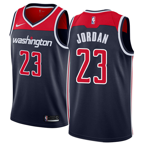 Washington Wizards #23 Michael Jordan Navy Blue Youth Swingman Statement Edition Jersey Youth