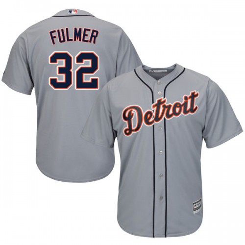 Detroit Tigers #32 Michael Fulmer Grey Cool Base Stitched Youth Jersey Youth