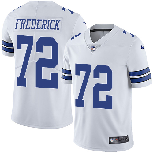 Dallas Cowboys #72 Travis Frederick White Men's Stitched Vapor Untouchable Limited Jersey Men's