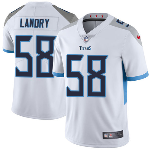 Tennessee Titans #58 Harold Landry White Men's Stitched Vapor Untouchable Limited Jersey Men's