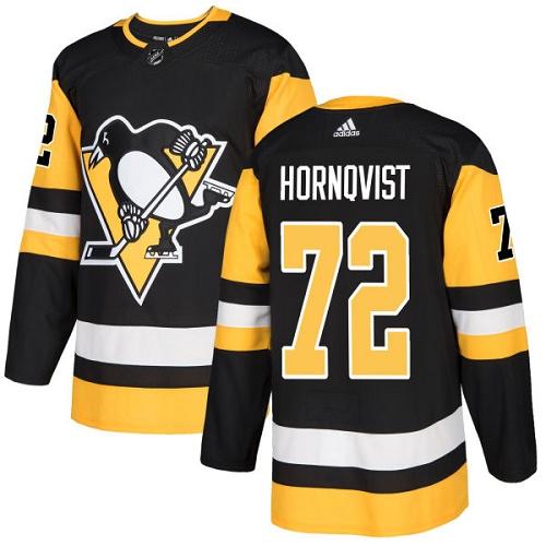 Adidas Pittsburgh Penguins #72 Patric Hornqvist Black Home Authentic Stitched Youth Jersey Youth