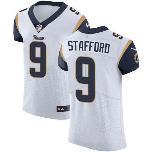 Los Angeles Rams #9 Matthew Stafford White Men's Stitched Vapor Untouchable Elite Jersey