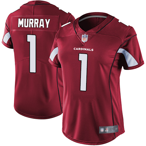 Cardinals #1 Kyler Murray Red Team Color Women's Stitched Vapor Untouchable Limited Jersey