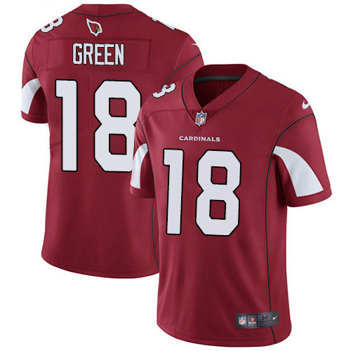 Arizona Cardinals #18 A.J. Green Red Team Color Men's Stitched Vapor Untouchable Limited Jersey Men's