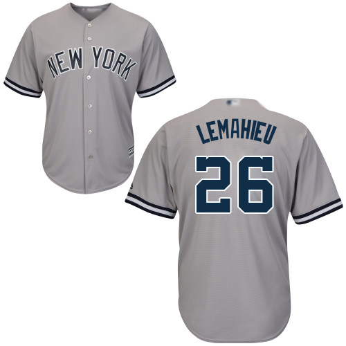 New York Yankees #26 DJ LeMahieu Grey Cool Base Stitched Youth Jersey Youth