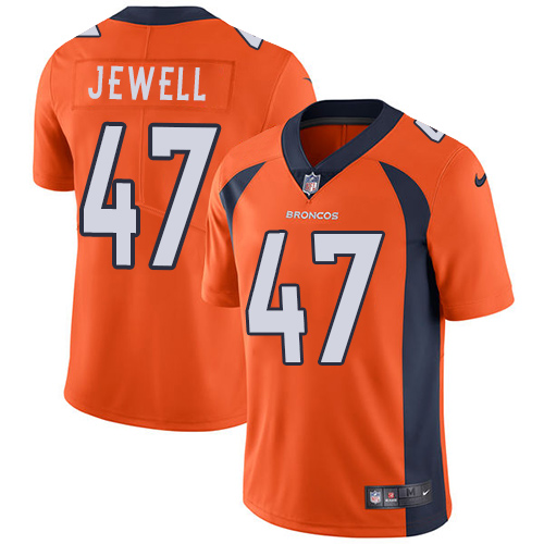 Denver Broncos #47 Josey Jewell Orange Team Color Men's Stitched Vapor Untouchable Limited Jersey Men's
