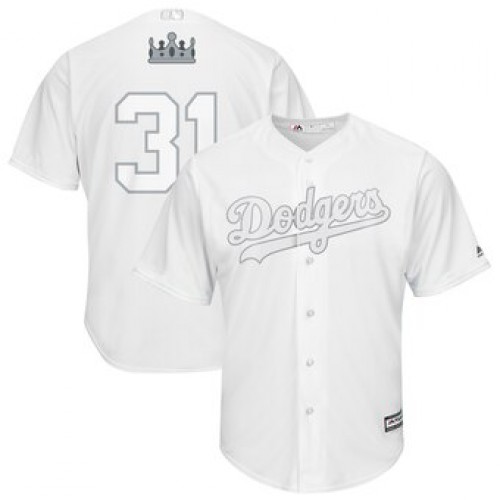Los Angeles Los Angeles Dodgers #31 Joc Pederson Majestic 2019 Players' Weekend Cool Base Player Jersey White Men's