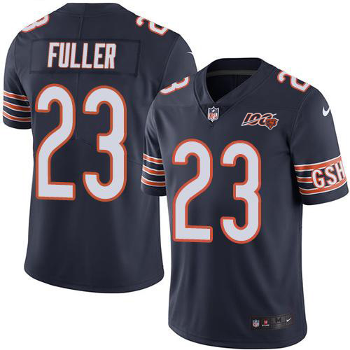 Chicago Bears #23 Kyle Fuller Navy Blue Team Color Men's 100th Season Stitched Vapor Untouchable Limited Jersey Men's