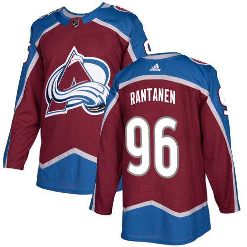 Adidas Colorado Avalanche #96 Mikko Rantanen Burgundy Home Authentic Stitched Youth Jersey Youth
