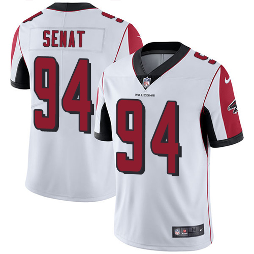 Atlanta Falcons #94 Deadrin Senat White Men's Stitched Vapor Untouchable Limited Jersey Men's