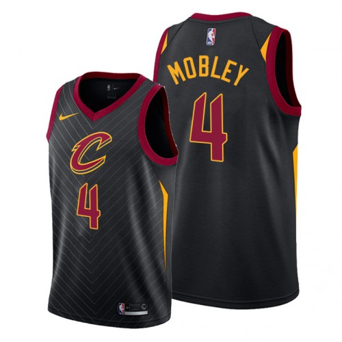 Cleveland Cleveland Cavaliers #4 Evan Mobley Black Jersey Mens