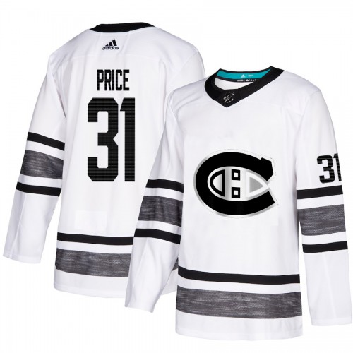 Adidas Montreal Canadiens #31 Carey Price White Authentic 2019 All-Star Stitched Youth Jersey Youth