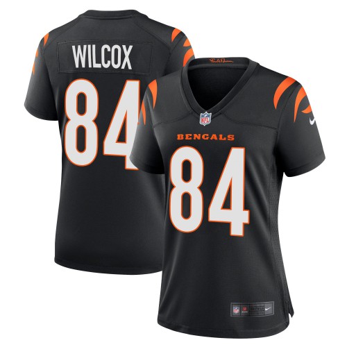 Cincinnati Cincinnati Bengals #84 Mitchell Wilcox Black Women's Game Jersey Womens
