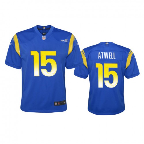 Los Angeles Los Angeles Rams #15 Tutu Atwell Youth Game Jersey - Royal Youth