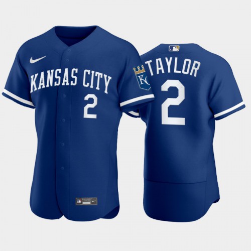 Kansas City Kansas City Royals #2 Michael A. Taylor Men's Authentic 2022 Royal Blue Jersey Men's