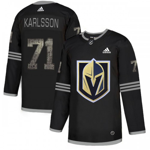 Adidas Golden Vegas Golden Knights #71 William Karlsson Black Authentic Classic Stitched Jersey Men's