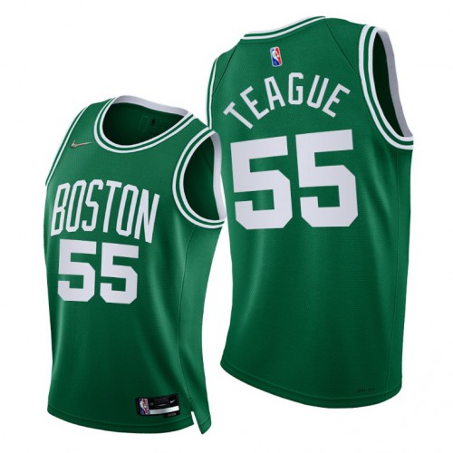 Boston Celtics #55 Jeff Teague Youth 2021-22 75th Diamond Anniversary Jersey Green Youth