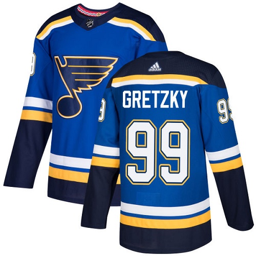 Adidas St. Louis Blues #99 Wayne Gretzky Blue Home Authentic Stitched Youth Jersey Youth