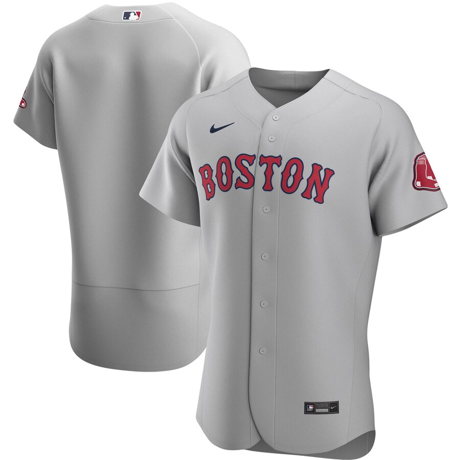 Boston Red Sox Men's Gray Road 2020 Authentic Official Team Jersey