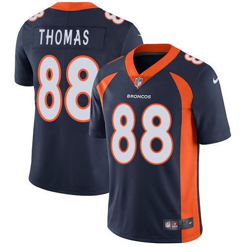 Denver Broncos #88 Demaryius Thomas Navy Blue Alternate Men's Stitched Vapor Untouchable Limited Jersey Men's