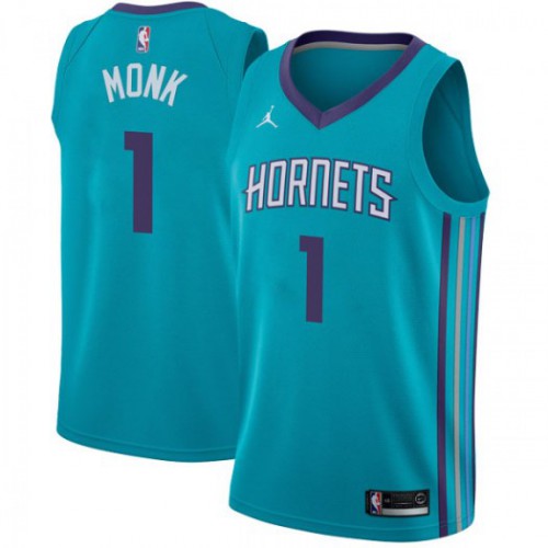Charlotte Hornets #1 Malik Monk Teal Youth Jordan Swingman Icon Edition Jersey Youth