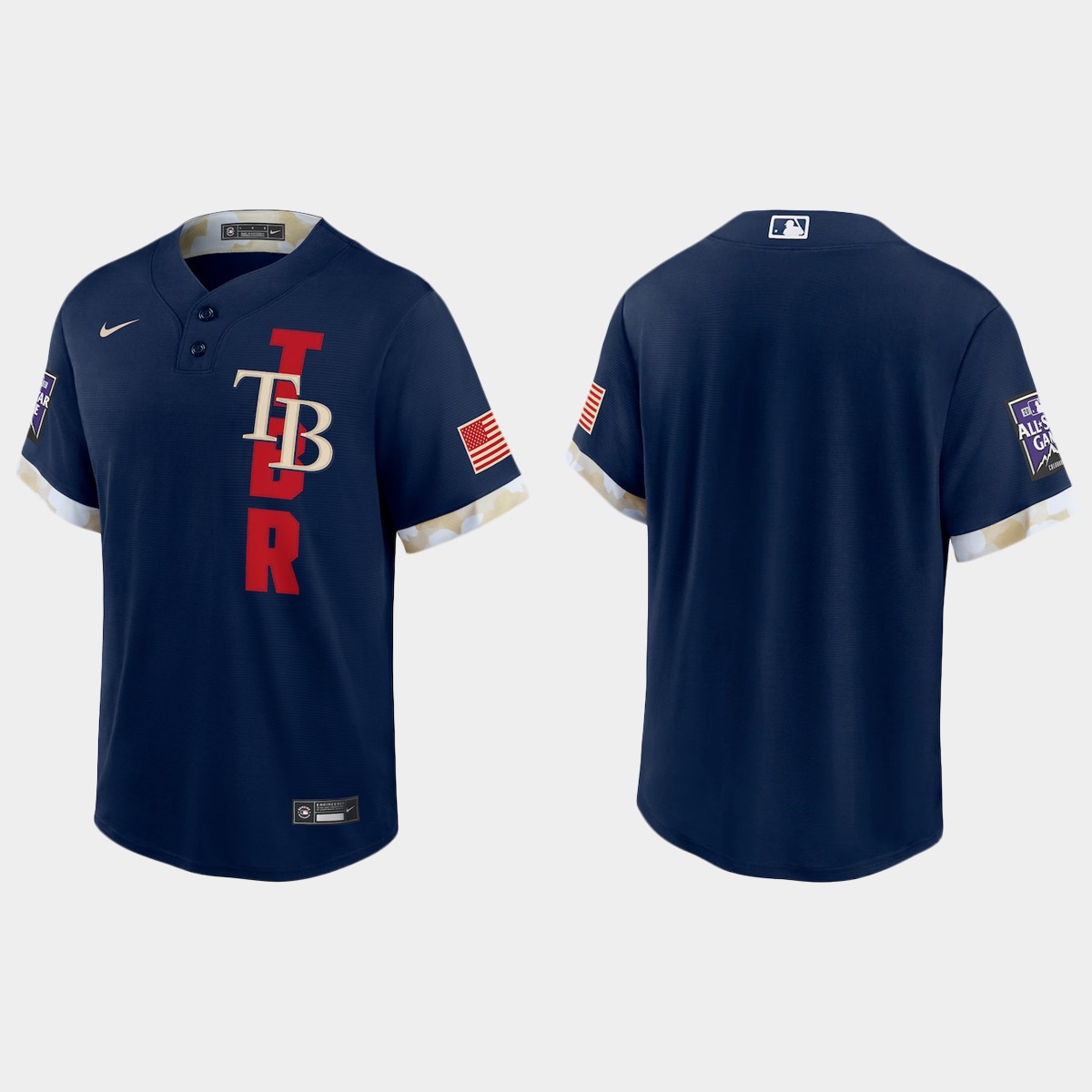 Tampa Bay Rays 2021 All Star Game Fan's Version Navy Jersey