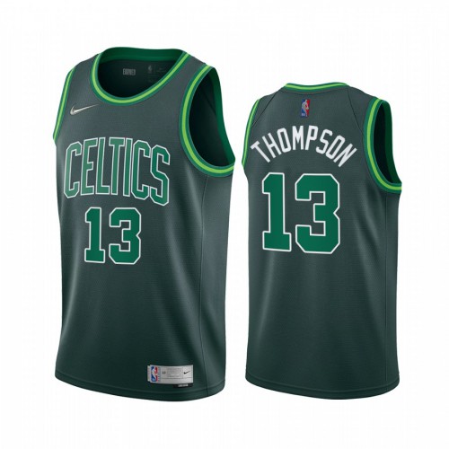 Boston Boston Celtics #13 Tristan Thompson Green Womens Swingman 2020-21 Earned Edition Jersey Womens
