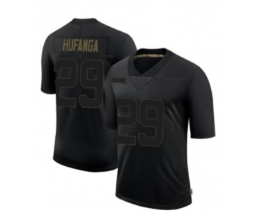 Men's Youth Women's San francisco 49ers #29 Talanoa Hufanga Icon Black Stitched Jersey