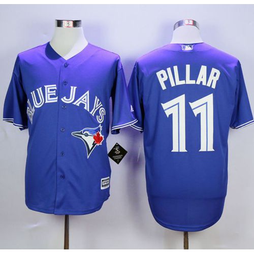 Toronto Blue Jays #11 Kevin Pillar Blue New Cool Base Stitched Jersey Men's