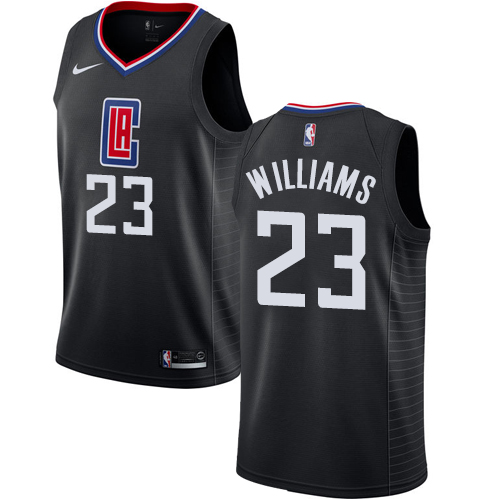Los Angeles Clippers #23 Louis Williams Black Womens Swingman Statement Edition Jersey Womens