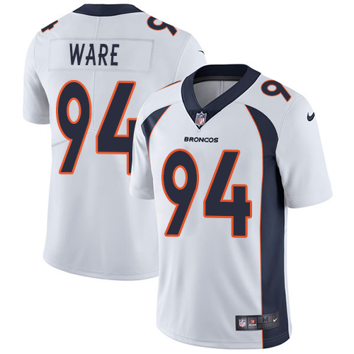Denver Broncos #94 DeMarcus Ware White Men's Stitched Vapor Untouchable Limited Jersey Men's