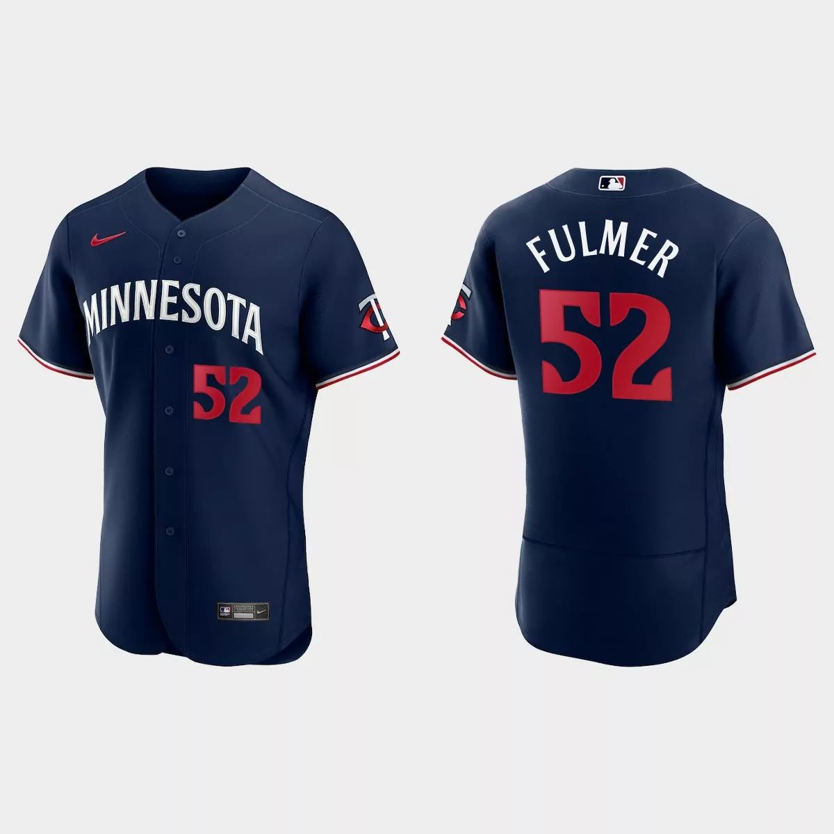 Minnesota Twins #52 Michael Fulmer Men's 2023 Authentic Jersey - Navy