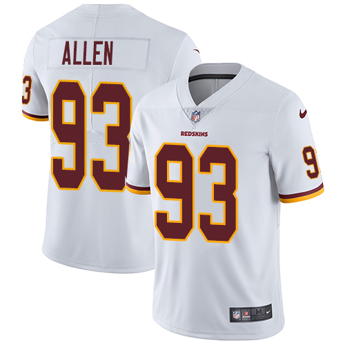 Commanders #93 Jonathan Allen White Men's Stitched Vapor Untouchable Limited Jersey