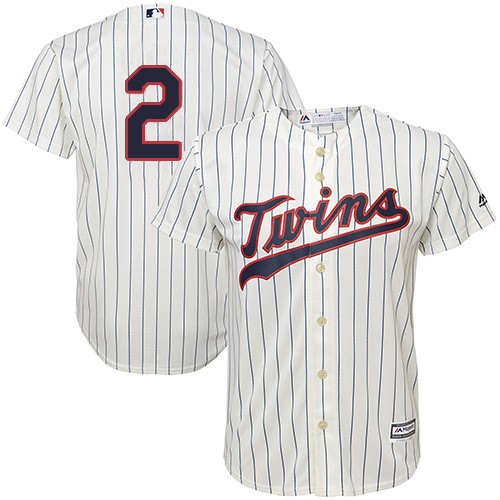 Minnesota Twins #2 Luis Arraez Cream Strip Cool Base Stitched Youth Jersey Youth