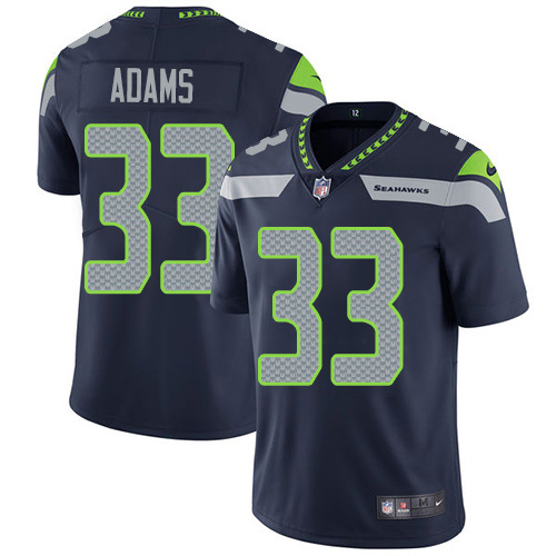 Seahawks #33 Jamal Adams Steel Blue Team Color Youth Stitched Vapor Untouchable Limited Jersey